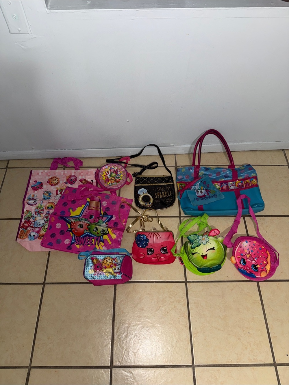 Shopkins Assorted Kids Handbags and Totes